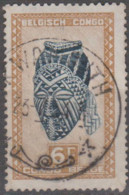 "Belgisch Congo Belge" 1947 - Série: Carved Figures And Masks.   6 Fr.  D. 12 X 121/2  Y&T Nº BE-CD 292 - 1947-60: Afgestempeld