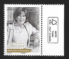 Andorre 2022 - Yv N° 872 ** - Rosa Ferrer - Unused Stamps