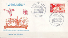 Neukaledonien - Weltfernmeldetag (MiNr: 502) 1971 - FDC - Lettres & Documents