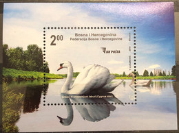 Bosnia And Hercegovina, 2010, Mi: Block 38 (MNH) - Swans