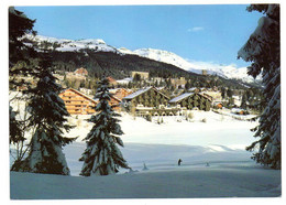Suisse -- CRANS MONTANA---Montana Et Le Lac De La Moubra  Gelé..................à Saisir - Crans-Montana