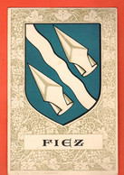 ZMI-21 Fiez Jura-Nord Vaudois Armoiries Armorial Flammes Ecusson Circulé, Date Illisible - Fiez