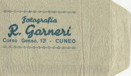 13836.  Bustina Vintage Per Negativi Fotografia Garnesi Cuneo - 10x7 - Matériel & Accessoires