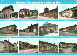 CPM Maisons Champenoises à Pans De Bois: Gigny-Bussy Ambrières Planrupt Chavanges Drosnay Ceffonds Landricourt Outines - Champagne-Ardenne