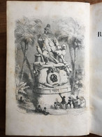 (GRANDVILLE) Daniel DEFOE : Aventures De Robinson Crusoé. Fournier, 1840. Reliure Signée De Capé. - 1801-1900