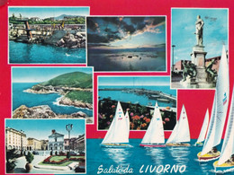 Saluti Da Livorno - 348 - Formato Grande Viaggiata – FE390 - Livorno