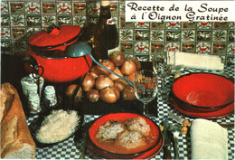 CPM Recette De La Soupe à L'Oignon Gratinée TBE éd. Lyna, Cliché Appollot - Recettes (cuisine)