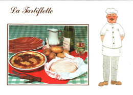 CPM Recette De La Tartiflette TBE éd. Edy à Chambéry - Recettes (cuisine)