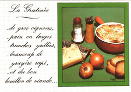 CPM Recette De La Gratinée TBE éd. Edy à Chambéry - Recettes (cuisine)