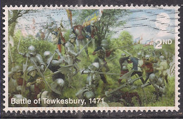 GB 2021 QE2 2nd War Of The Roses Battle Of Tewkesbury 1471 SG 4510 ( J1190 ) - Usati