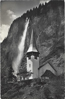 Lauterbrunnen Kirche Mit Staubbachfall - Lauterbrunnen