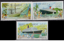 French Polynesie 2016 - Série Navires En Polynésie Stamp Set Mnh - Nuevos