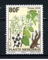 French Polynesie 2016 - Plante Medicinale Mnh** - Unused Stamps