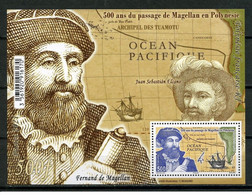 French Polynesie 2020 - Bloc - 500ème Anniversaire Du Passage De Magellan Mnh** - Neufs