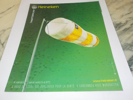 PUBLICITE  L ESPRIT  BIERE PAR HEINEKEN 2004 - Alcohols