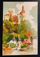 AK Ottensheim Künstlerkarte J. König Ca. 1910 Nicht Gelaufen - Linz Urfahr