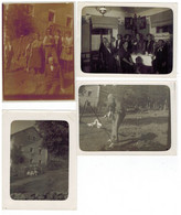 6x Orig. Foto 1930 Ortspartie Innenansicht Personen Vom Gasthaus Köppl In Lam Bayerischer Wald Bei Cham - Cham