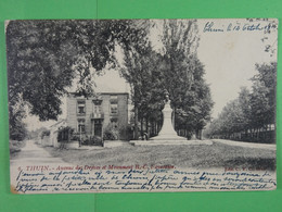 Delcampe - Thuin Avenue Des Drèves Et Monument B.-C. Fauconier - Thuin