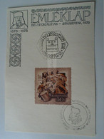 D189182   Hungary Special Postmark - Emléklap  Sárospatak  1976  RÁKÓCZI - Hojas Completas