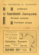 NATATION  & WATER POLO 1935 / + CHOCOLAT JACQUES ( Verviers Eupen ) - Petit Format : 1921-40