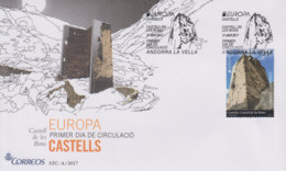 Enveloppe  FDC  1er   Jour    ANDORRE   ANDORRA    Patrimoine   EUROPA    2017 - 2017