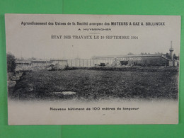 Agrandissement Des Usines De La S.A. Moteurs à Gaz A.Bollinckx Huyssinghem 10 Septembre 1904 - Beersel