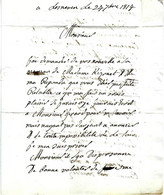 1814 Bretagne LETTRE Sign. Godefroy (de) Kersengar à Lesneven => Prud’Homme Imprimerie Librairie St Brieux St Brieuc - Sonstige & Ohne Zuordnung