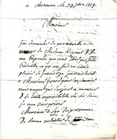1814 Bretagne LETTRE Sign. Godefroy (de) Kersengar à Lesneven => Prud’Homme Imprimerie Librairie St Brieux St Brieuc - Other & Unclassified