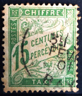 FRANCE                     TAXE 30                         OBLITERE - 1859-1959 Usados