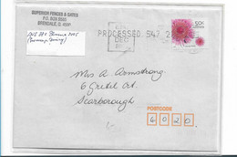 Aus380 / AUSTRALIEN - Blume, Swamp Daisy (flor, Flower, Fleur) - Covers & Documents