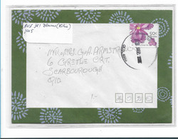 Aus381 / AUSTRALIEN - Blume,  Lilie,  2005 (flor, Flower, Fleur) - Storia Postale