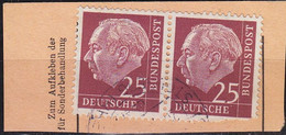 GERMANY BUND [1954] MiNr 0186 2er ( BStk ) [01] - Gebraucht