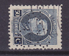 Belgium Perfin Perforé Lochung 'NG.G.'? 1921, Mi. 166A Albert I. Montenez Perf. 11½ (2 Scans) - 1909-34