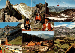 Schwägalp-Säntis Mit Säntisschwebebahn - 6 Bilder (37128) * 20. 9. 1971 - Altri & Non Classificati