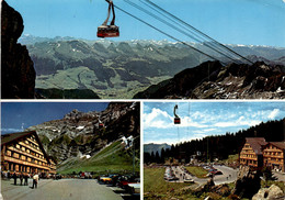 Säntis-Schwebebahn - Schwägalp - Säntis - 3 Bilder (37972) * 1975 - Altri & Non Classificati