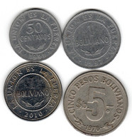 Bolivie : Lot De 4 Pièces - Bolivie