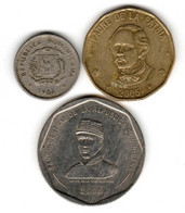 Dominicaine République : Lot De 3 Pièces - Dominicana