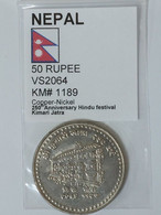 Nepal - 50 Rupees, 2064 (2007), 250th Anniversary - Kimari Jatra, Unc, KM# 1189 - Nepal