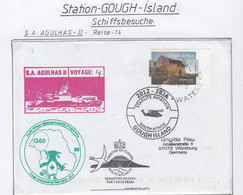 Gough Island 2013 Ship Visit MV Agulhas  Ca Tristan Da Cunha Perpitted To Stay  Ca 13.2..2013 (GH233) - Research Stations