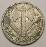RARE ! 1 Franc Francisque 1943 B (Beaumont-le-Roger) , Aluminium - Etat Français - 1 Franc