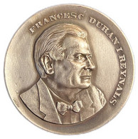 ESPAÑA. MEDALLA HOMENAJE A FRANCESC DURAN I REYNALS. 1.971. ESPAGNE. SPAIN MEDAL - Professionnels/De Société