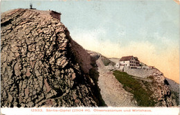 Säntis-Gipfel - Observatorium Und Wirtshaus (12533) * 27. 7. 1913 - Autres & Non Classés