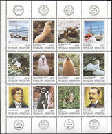 Argentine Argentina 1522/33 Oiseau, Pingouin, Phoque, Base, Explorateurs - Antarctische Fauna