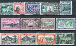 New Zealand Set Of Definitive Stamps From 1940 To Celebrate Centenary Of New Zealand In Fine Used Condition. - Gebruikt