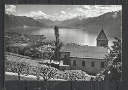 VEVEY 1969 - DU MONT PELERIN, VUE SUR LA TOUR DE PEILZ ET DENTS DU MIDI - La Tour-de-Peilz