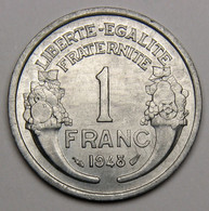 1 Franc Morlon 1948, Aluminium - IV° République - 1 Franc