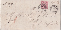 NORDDEUTSCHER BUND  1864     LETTRE DE WEIMAR - Conf. De L' All. Du Nord