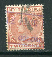CEYLAN- Y&T N°67- Oblitéré - Ceylon (...-1947)