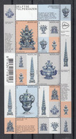 Nederland 2022, Nvph Nr ??, Minr ?? Delftse Tulpenvazen, Delfts Blauw, Sheet - Unused Stamps