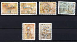 6 Timbres Neufs ** De Monaco N° 1663 à 1668 Parc Du Mercantour Gravures Rupestres - Unused Stamps